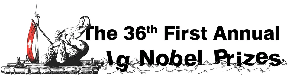 Uradna podoba podelitve Ig Nobel 2026 v Zürichu. Grafika: Improbable Research.